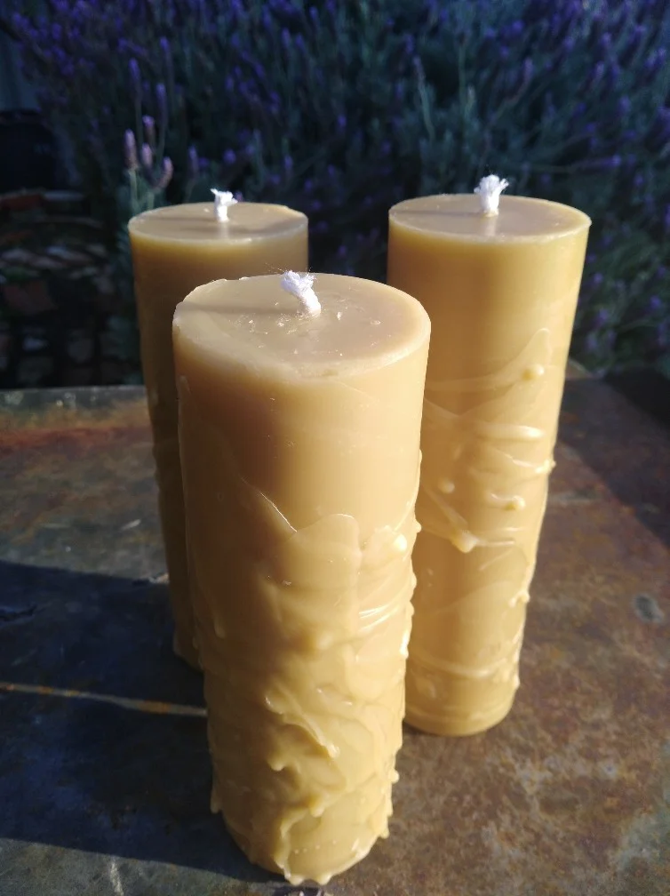 Pure Beeswax Pillar Candle