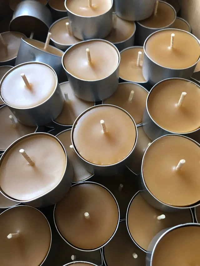 Pure Beeswax Tealight Candle