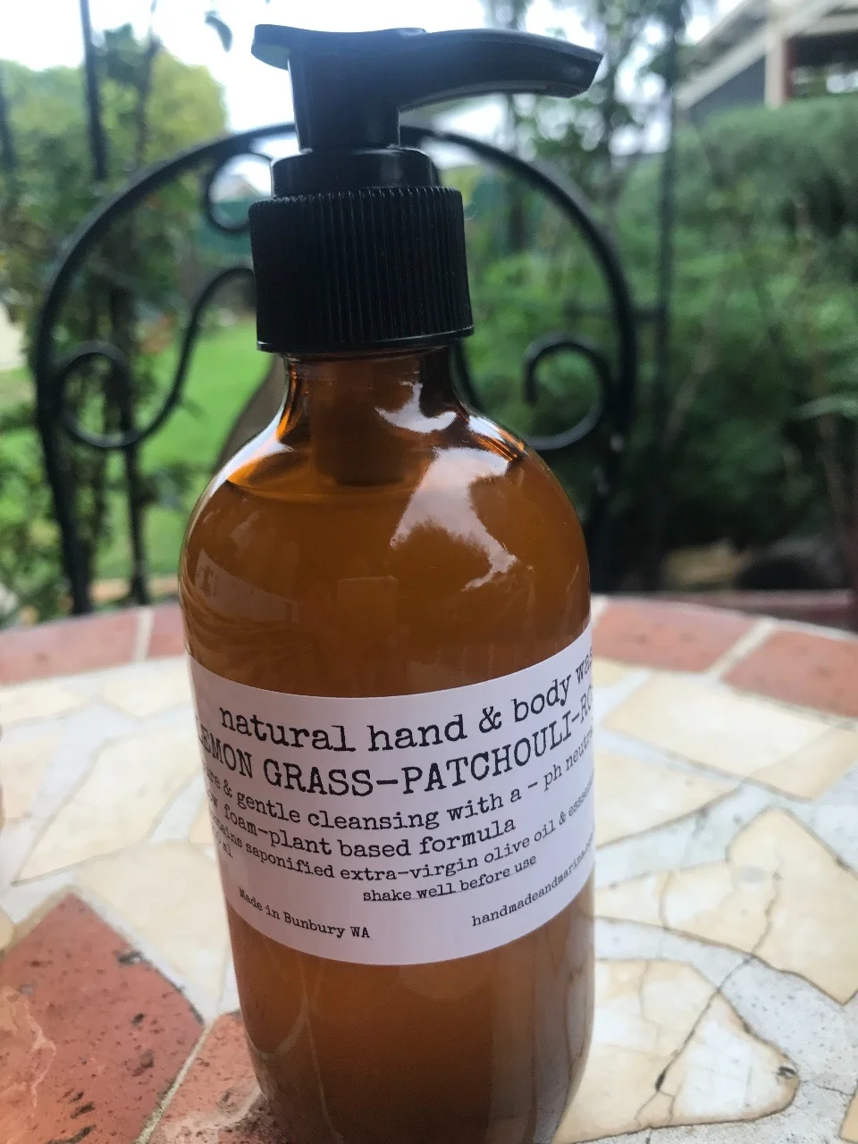 Liquid Castile Soap for hands & body (with pure essential oils) - Image 4