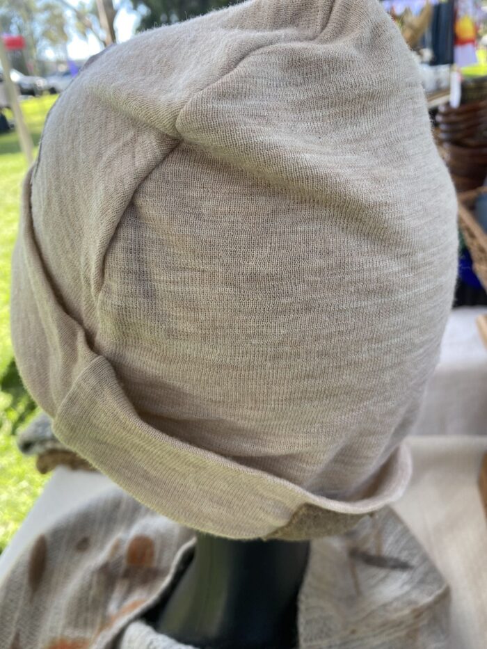 Beanie (upcycled 100% wool) A - Image 3