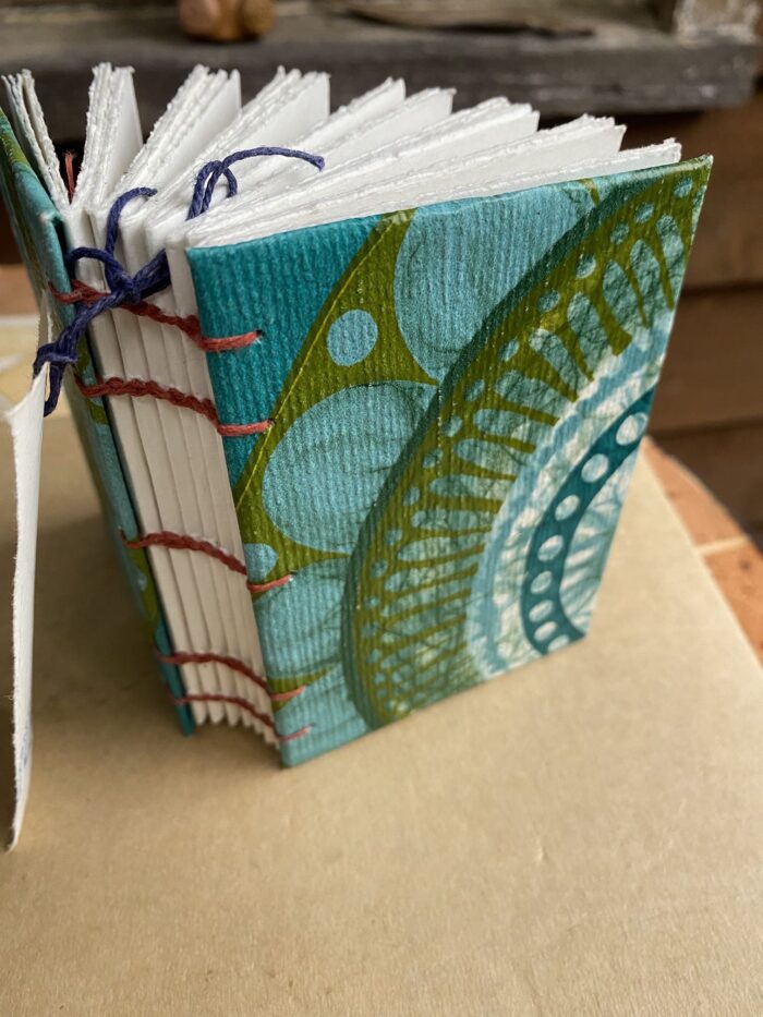Handmade Coptic journal (B- A7) - Image 2