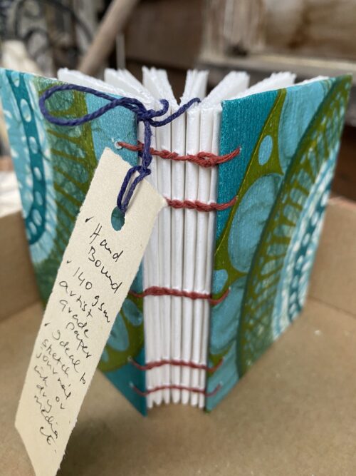 Handmade Coptic journal (B- A7)