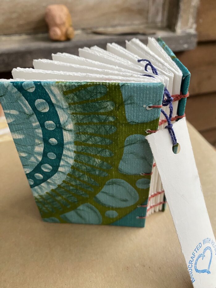 Handmade Coptic journal (B- A7) - Image 4