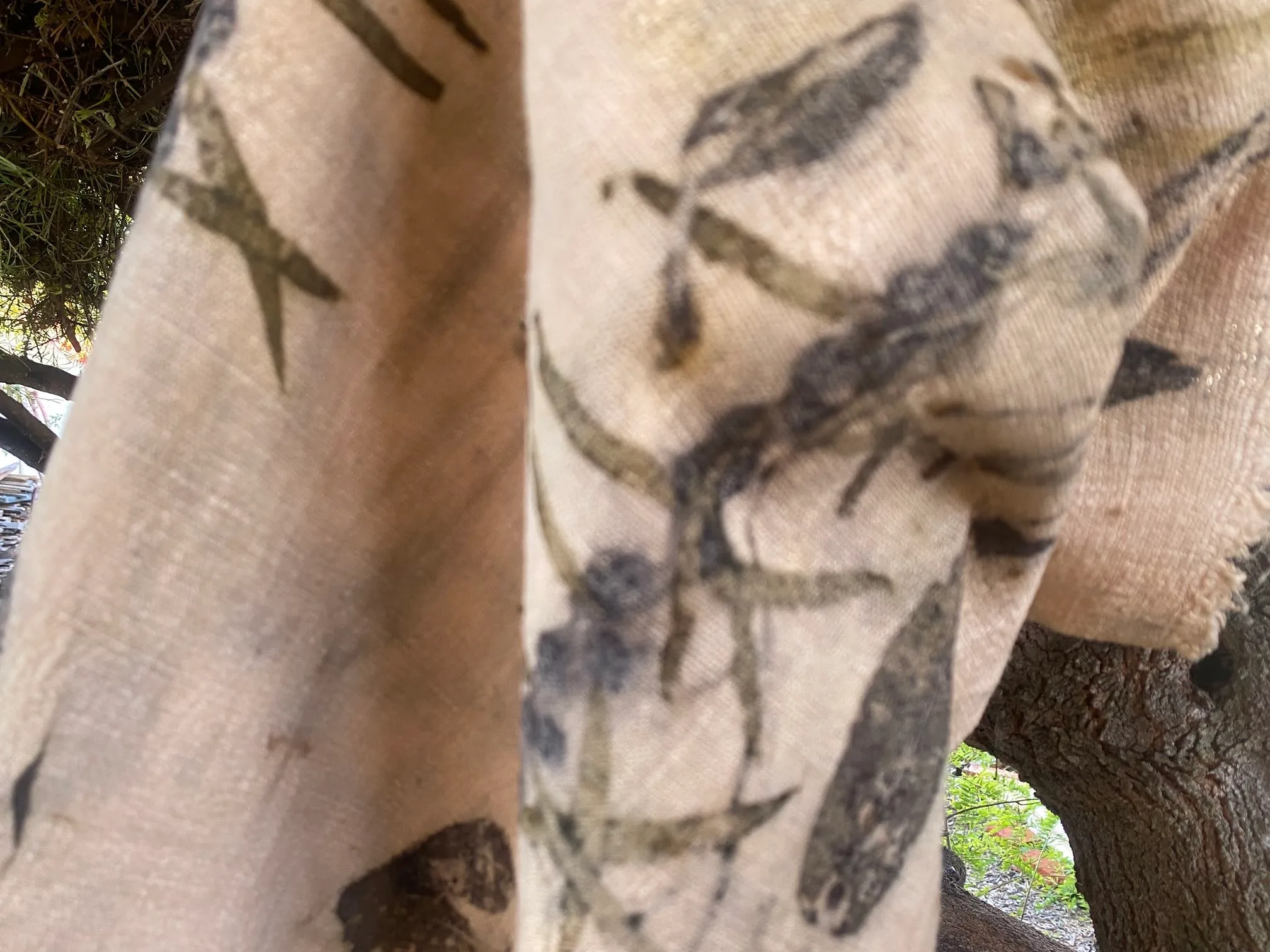 Eco-dyed Eri Silk Scarf - Image 2